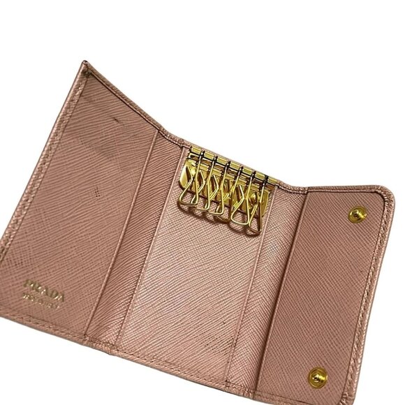 PRADA - Light Pink Leather Key Case 137-041925 - Picture 3 of 5